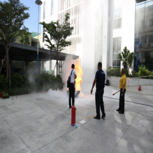 Libra Private Security Ensures Safety Excellence: Successful Fire Drill Training for Samaki Tower Building
